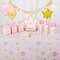 185-Piece Twinkle Twinkle Little Star Baby Shower Decorations for Girls, Pink Dinnerware Set with Cutlery (Serves 24)